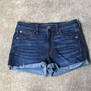American Eagle High Rise Shortie Shorts